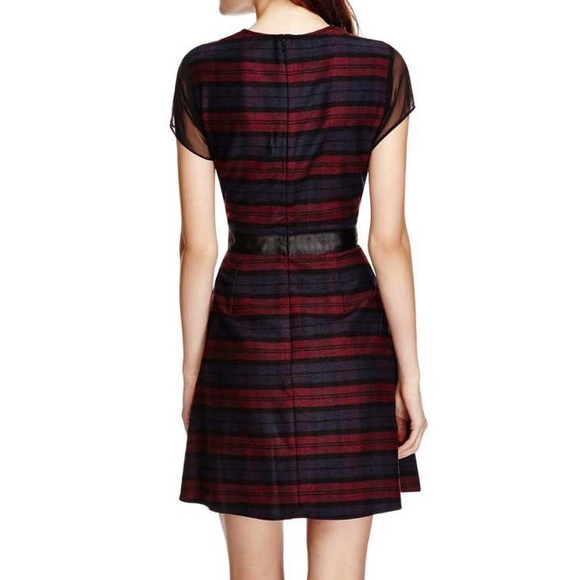 Worn once! Timo Weiland Annabelle Plaid Wool Dress - Picture 3 of 8
